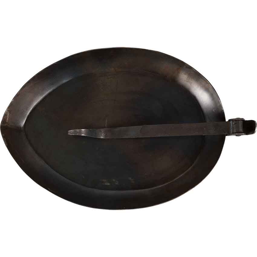 Large Cooking Pan with Folding Handle - HW-701072 - Medieval Collectibles