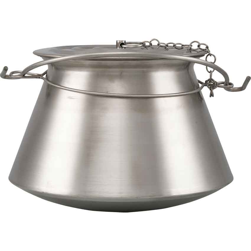 Authentic Small Stainless Steel Medium Size Galley Cooking Pot