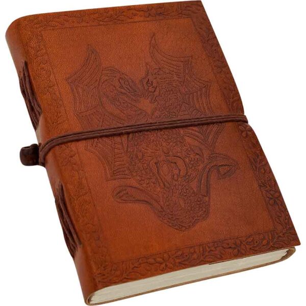 Embossed Dual Dragon Journal