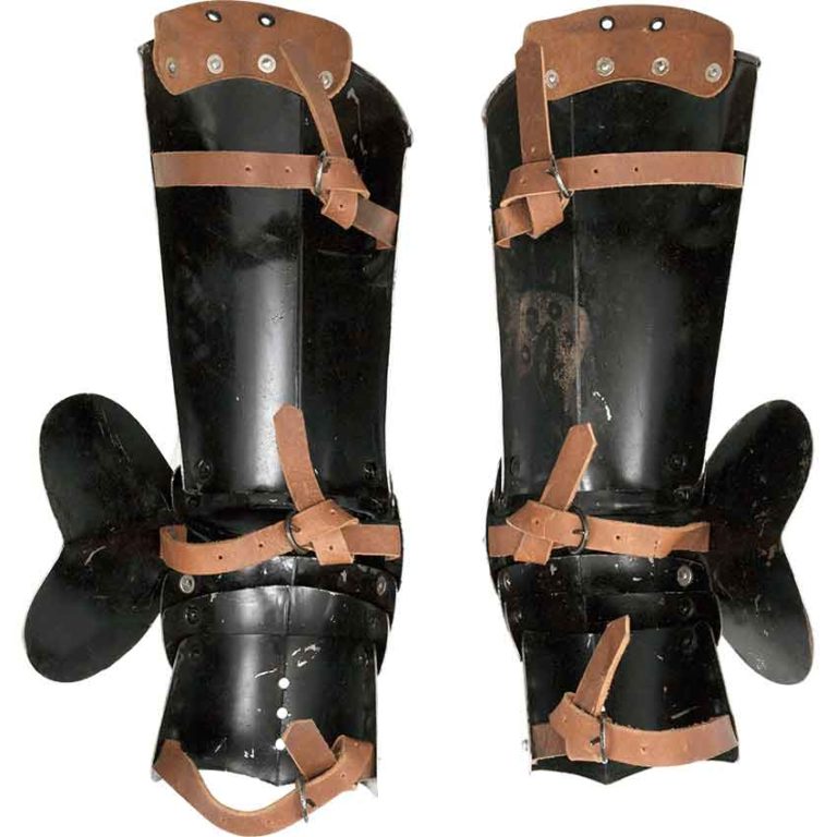 Classic Knight 3/4 Steel Leg Armour