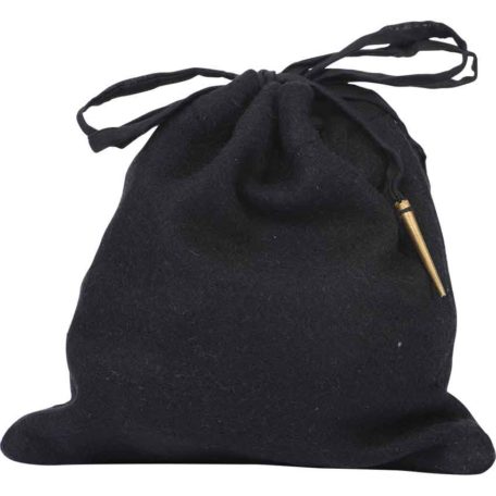 Wool Drawstring Pouch - HW-701459 - Medieval Collectibles