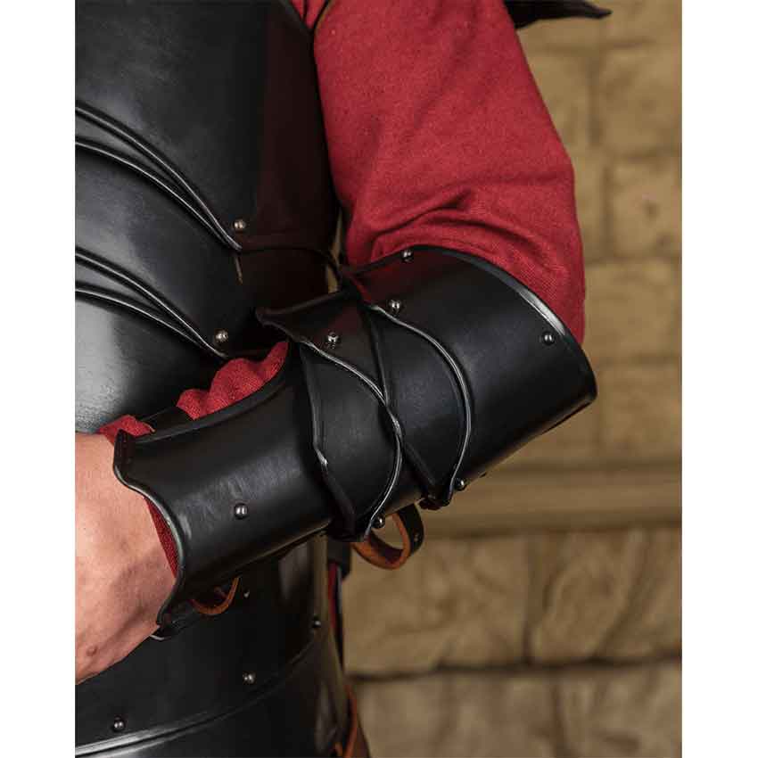 Leather Samurai Bracers - Medieval Collectibles