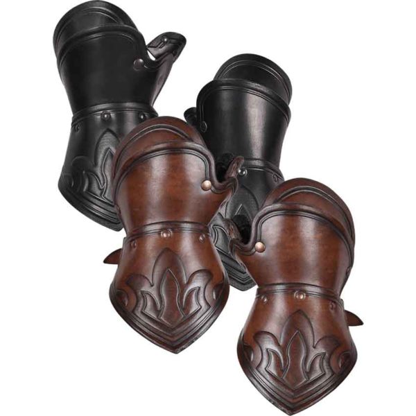 Decius Fleur Leather Gauntlets