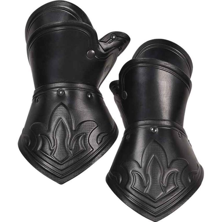 Decius Fleur Leather Gauntlets