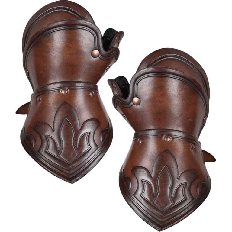 Decius Fleur Leather Gauntlets