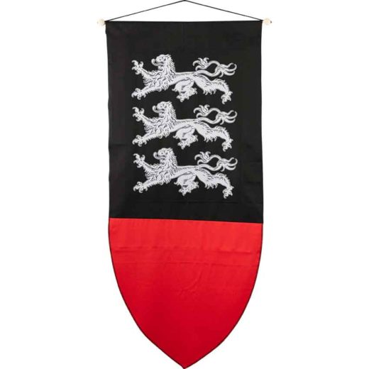 Richard The Lionheart Heraldic Banner - Silver - MCI-8006 - Medieval ...