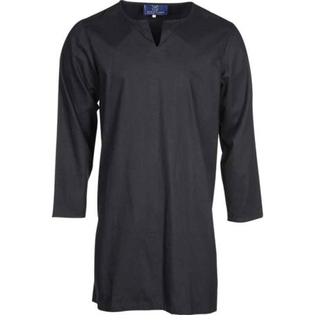 Mens Long Sleeve Viking Undertunic - Black - HW-701392BK - Medieval ...