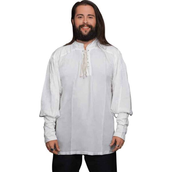 Essential Pirate Shirt - White - HW-701396W - Medieval Collectibles