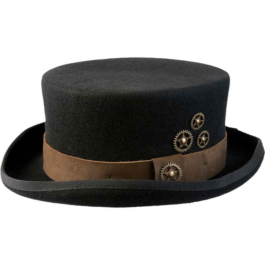 Steampunk Mini Purple Lace Top Hat