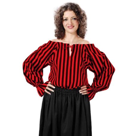 Anne Bonney Striped Blouse - Dc1080 - Medieval Collectibles