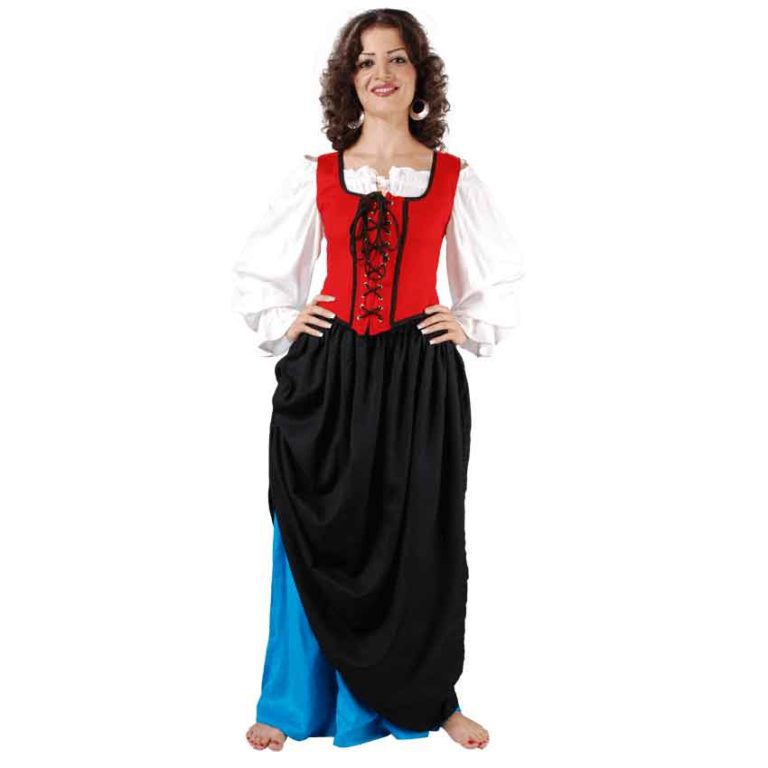 Double-Layer Medieval Skirt - DC1107 - Medieval Collectibles