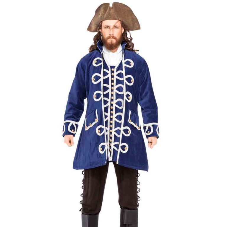 Magnificent Pirate Captain Easton Coat - DC1022 - Medieval Collectibles