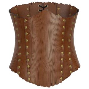 Brown Faux Leather Waist Training Corset