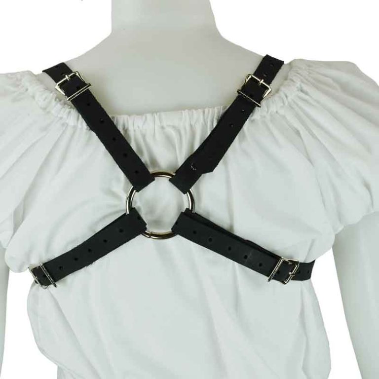 Plain Gothic Leather Bra