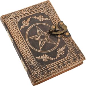 Leather Pentagram Diary