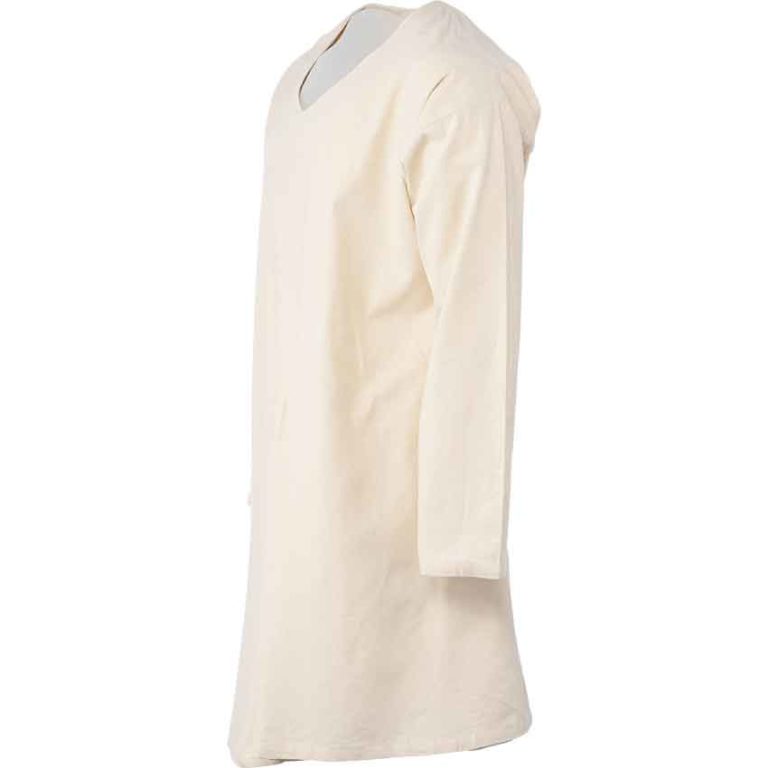 Long Sleeve Medieval Tunic - Ecru - Image 4