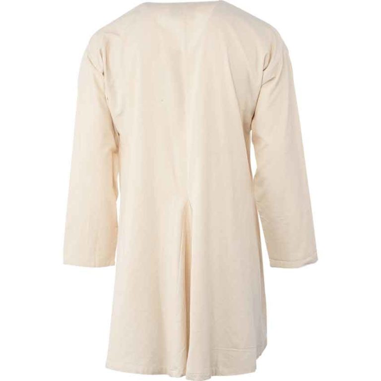 Long Sleeve Medieval Tunic - Ecru - Image 6