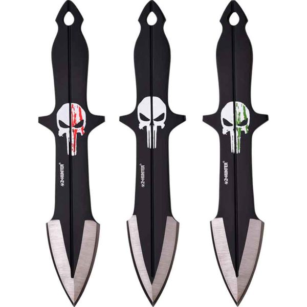 Split Skull Throwing Knife Set