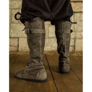 Taras Laced Suede Boots - MY101048 - Medieval Collectibles