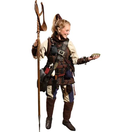 Womens Elven Fighter Outfit - Outfit-f31 - Medieval Collectibles