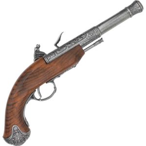 Left Handed Gray Indian Flintlock