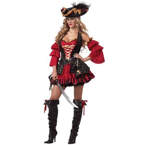 Womens Spanish Pirate Costume - CAL-01196 - Medieval Collectibles