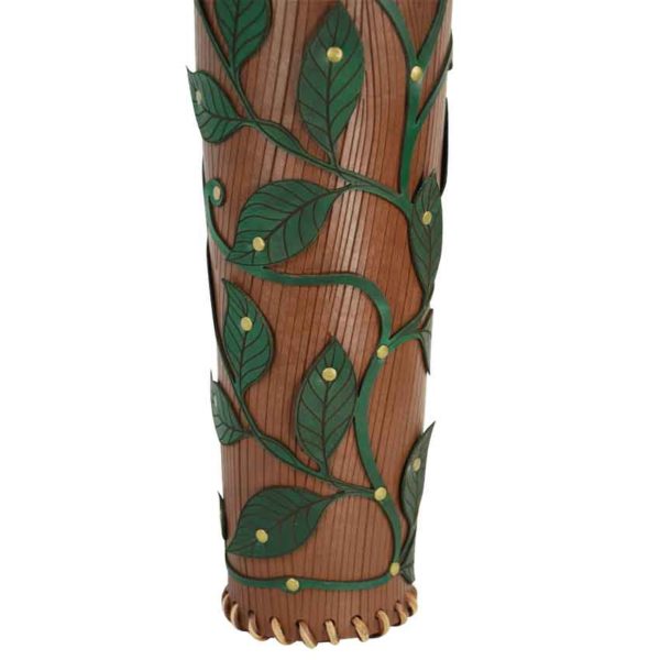 Elven Leaf Leather Quiver