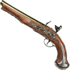 George Washington Flintlock Pistol - FD1228 - Medieval Collectibles