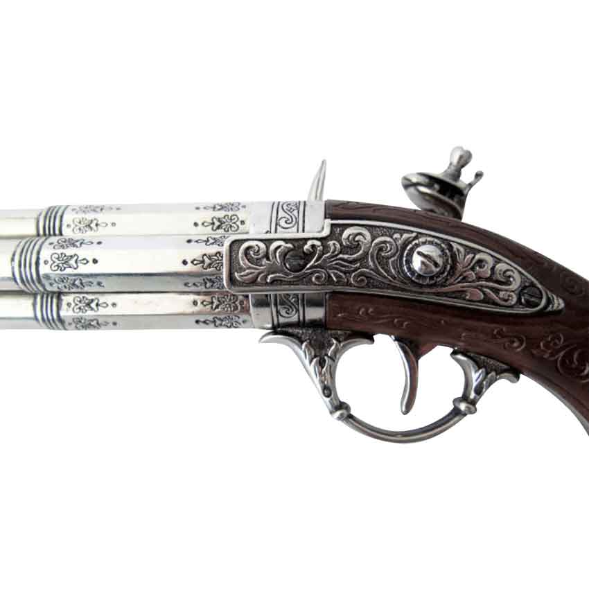 quadruple barrel pistol