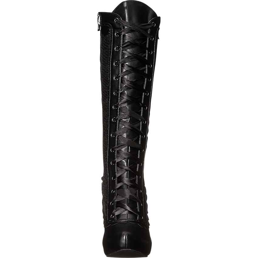 Lady Alexia Lace Panel Boots - FW1122 - Medieval Collectibles