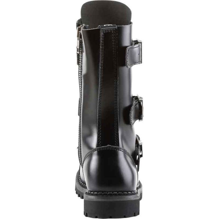 Three Buckle Gothic Calf Boots - FW2048 - Medieval Collectibles
