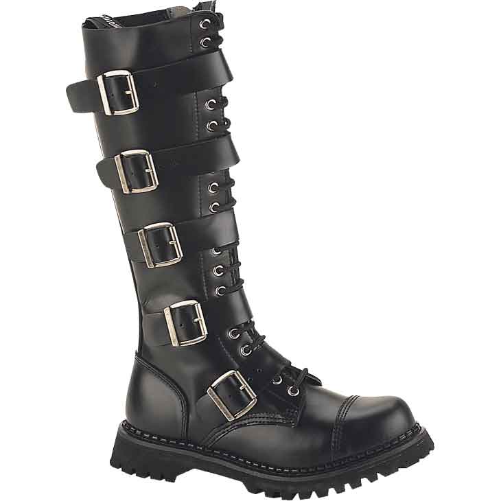 Five Buckle Gothic Tall Boots - FW2049 