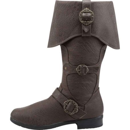 Men's Ornate Captain Boots - FW2075 - Medieval Collectibles