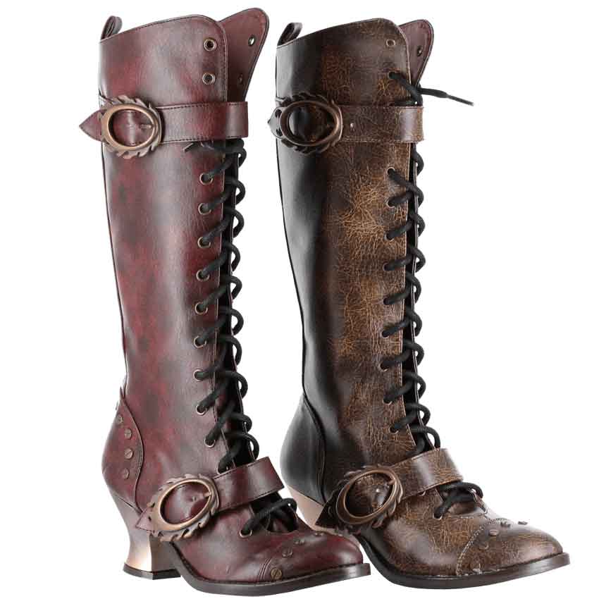 steampunk boots womens