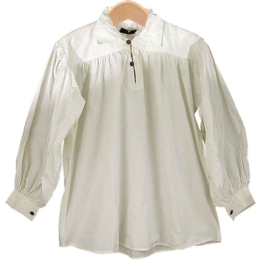 Essential Pirate Shirt - White - Medieval Collectibles