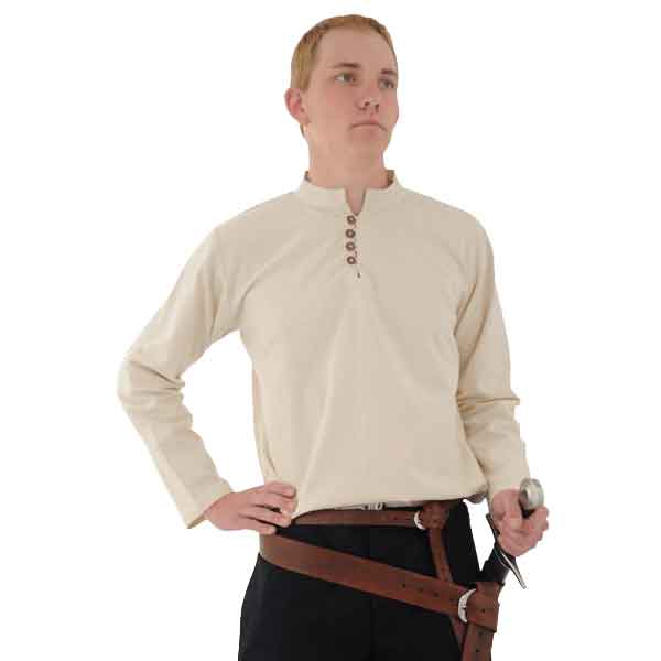 Rustic Cotton Medieval Shirt - MCI-545 - Medieval Collectibles