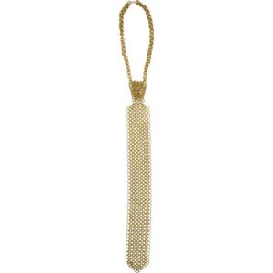 Brass Chainmail Tie - HW-701350 - Medieval Collectibles