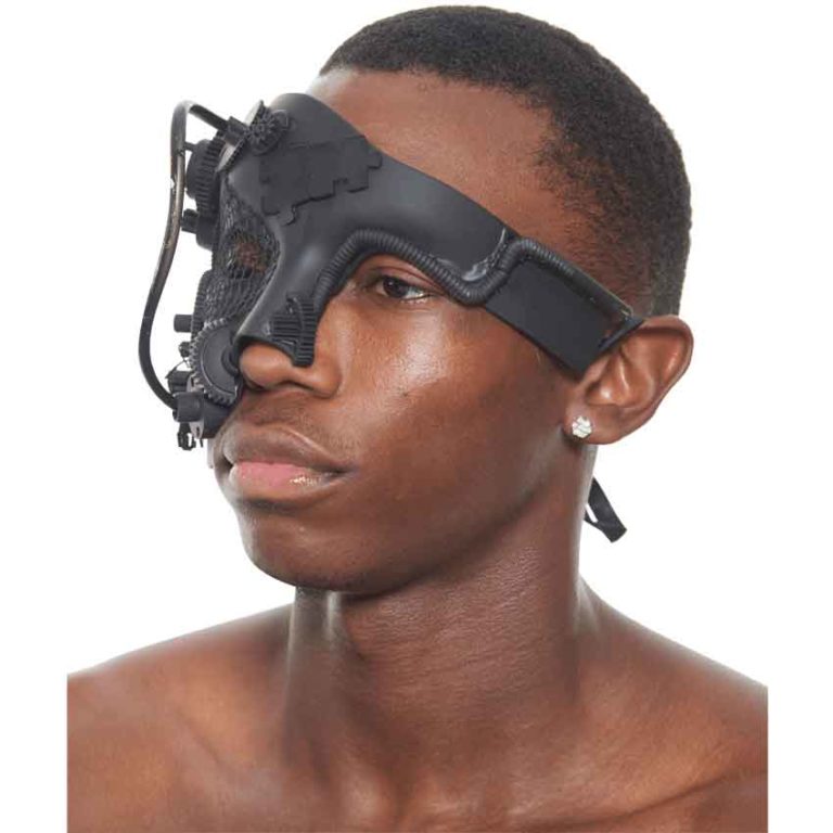 Black Steampunk Terminator Mask