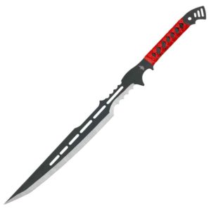 Red Guardian Ninja Sword and Kunai /