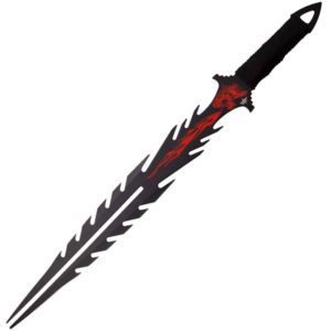 Red Guardian Ninja Sword and Kunai /