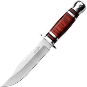 Wood Handled Fixed Blade Knife