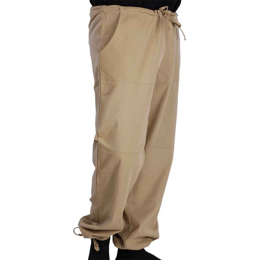Basic Medieval Trousers - Cotton Hero Pants - LARP Costume