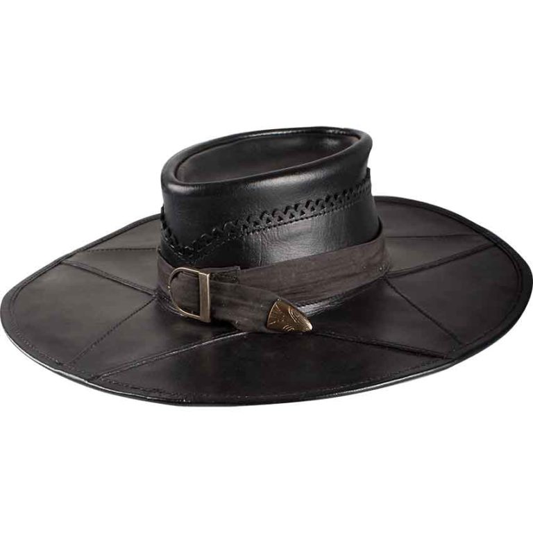 Leather Witch Hunter Hat