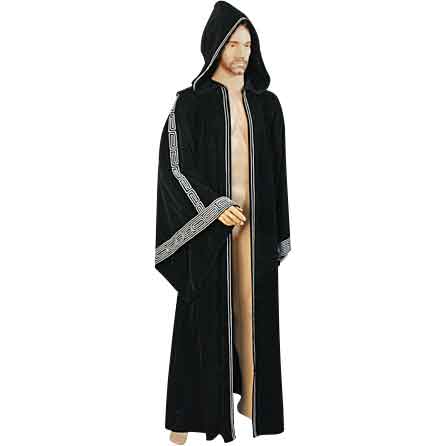 Medieval Wicca Pagan Ritual Robe Coat with Hood by YourDressmaker