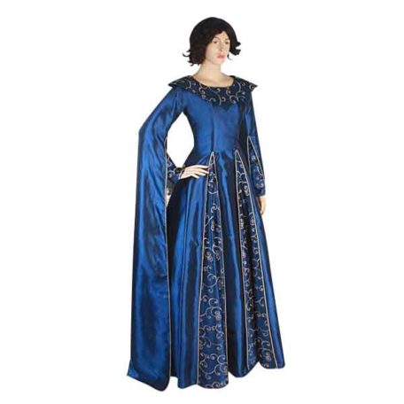 Draped Sleeve Renaissance Dress - MCI-340 - Medieval Collectibles