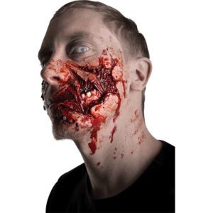 Torn Zombie Cheek Prosthetic