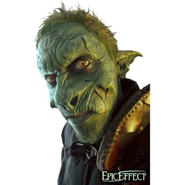 Green Orc Half Face Mask