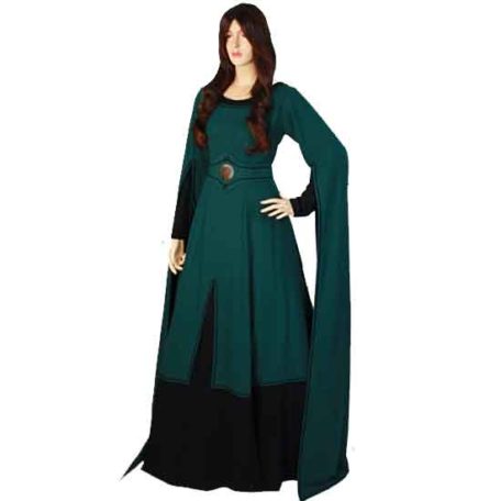 Draped Sleeve Medieval Dress - MCI-346 - Medieval Collectibles
