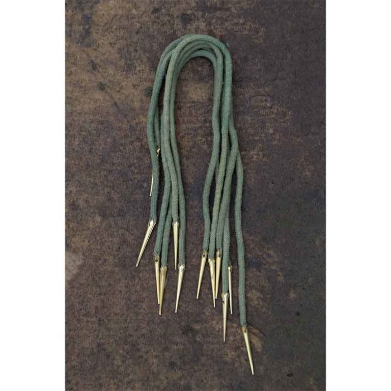 Pointed Brass Tip Tie Strings