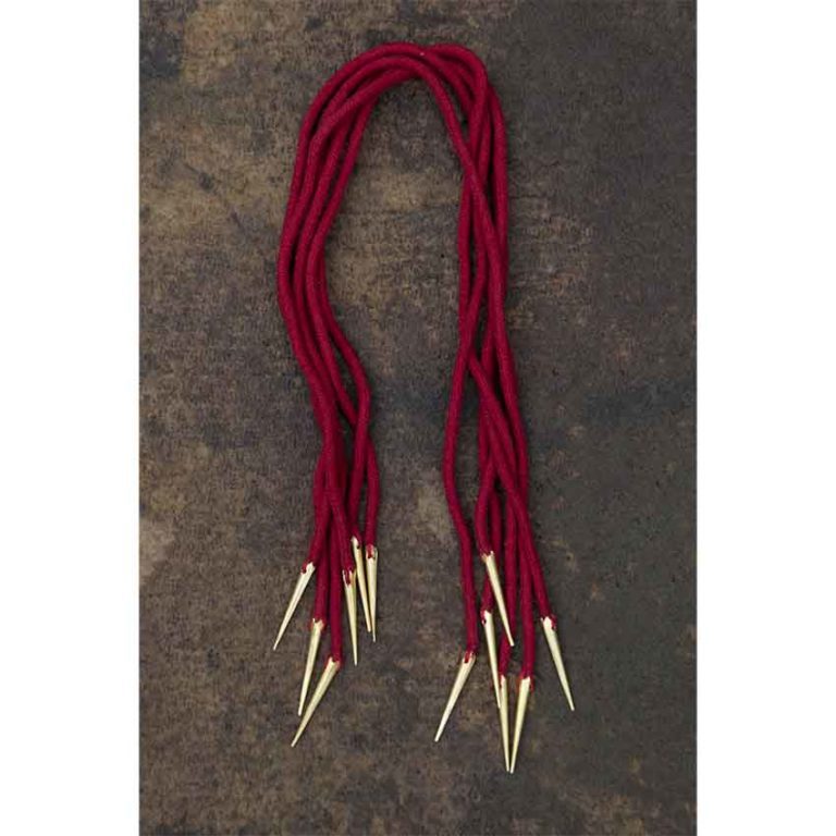 Pointed Brass Tip Tie Strings